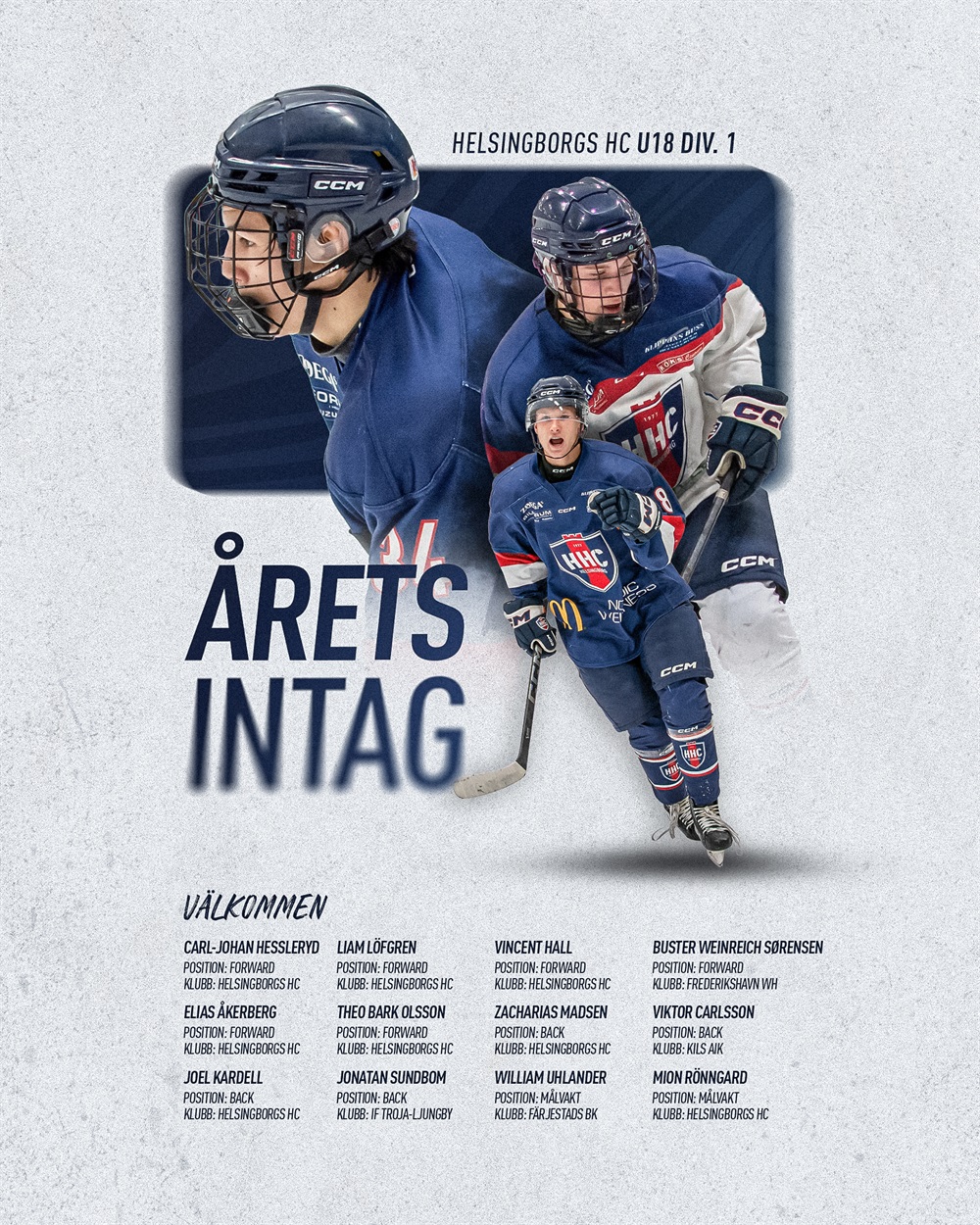 Årets intag till U18 Div. 1