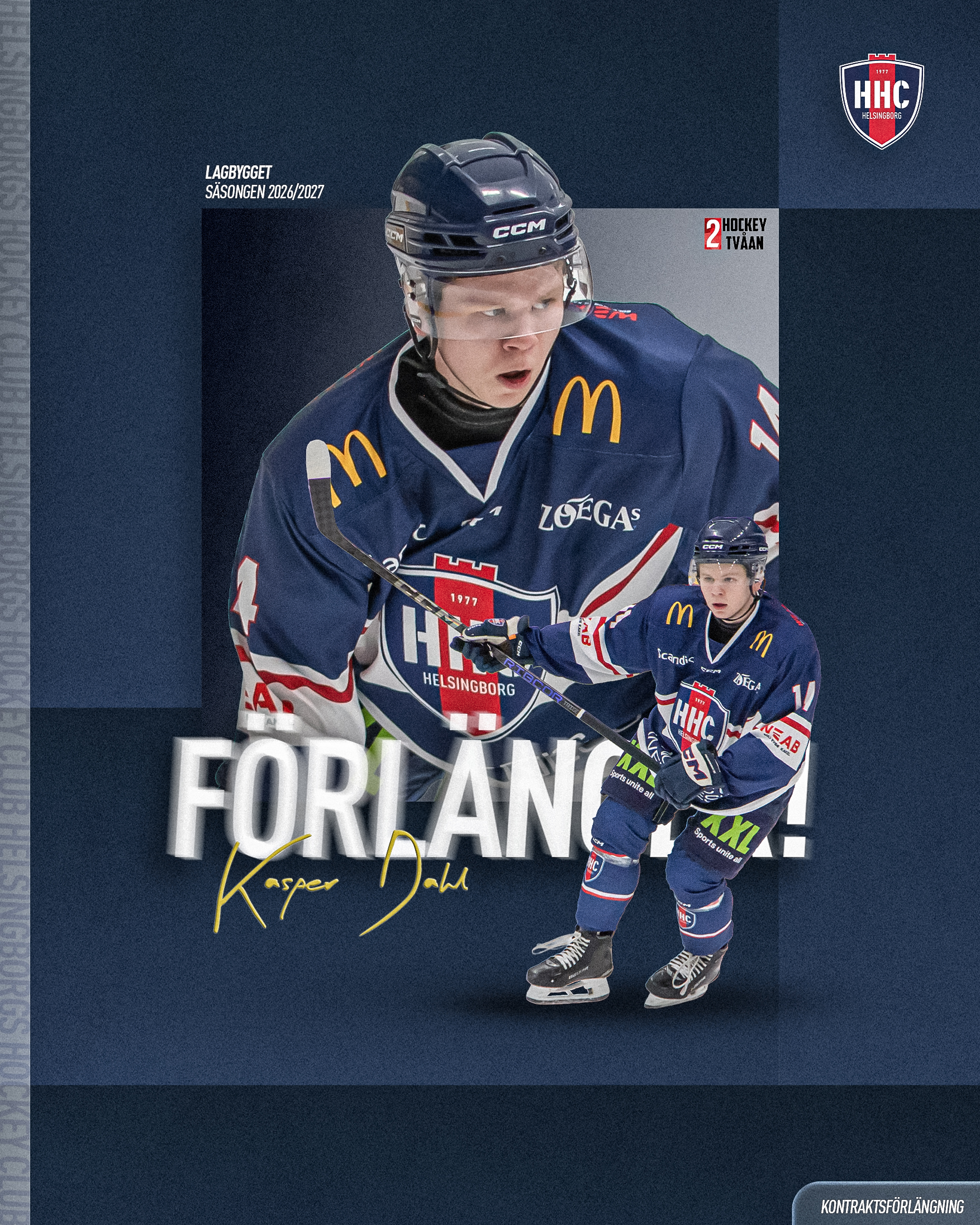 Kasper Dahl fortsätter i HHC!